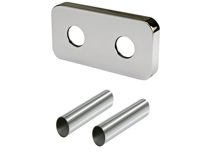 Kit cache tuyau rond pour 50mm chrome | IperCeramica