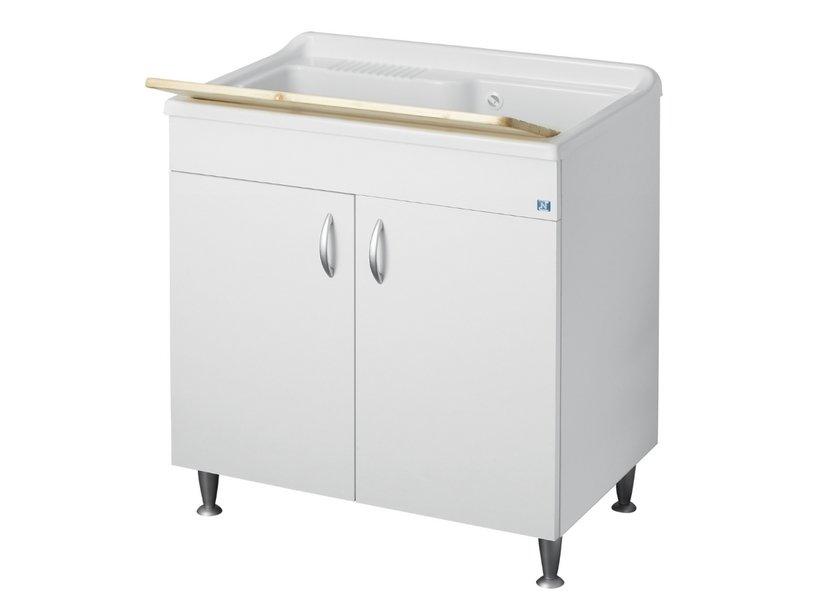 Bac à laver Eco 80x50 mélaminé blanc | IperCeramica