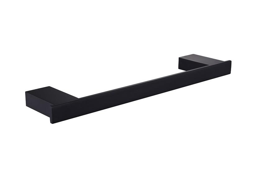 Porte-serviettes fixe 1 barre 45 cm Lilian noir mat | IperCeramica
