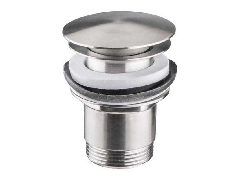 Bonde de lavabo Luxy Inox 316 sans trop plein métal brossé | IperCeramica