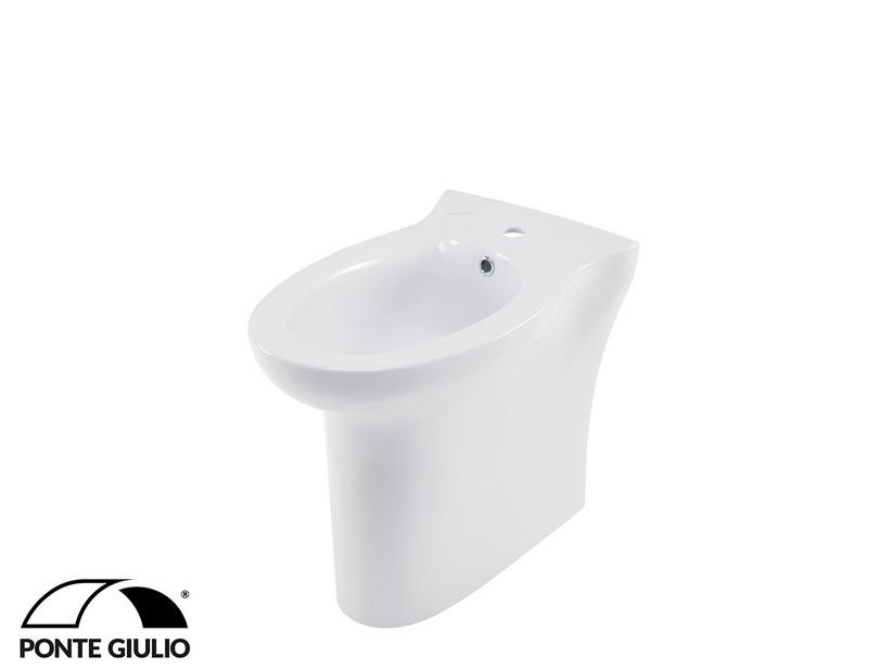 Bidet PMR à poser adossé au mur Rossari2 H45 cm blanc | IperCeramica