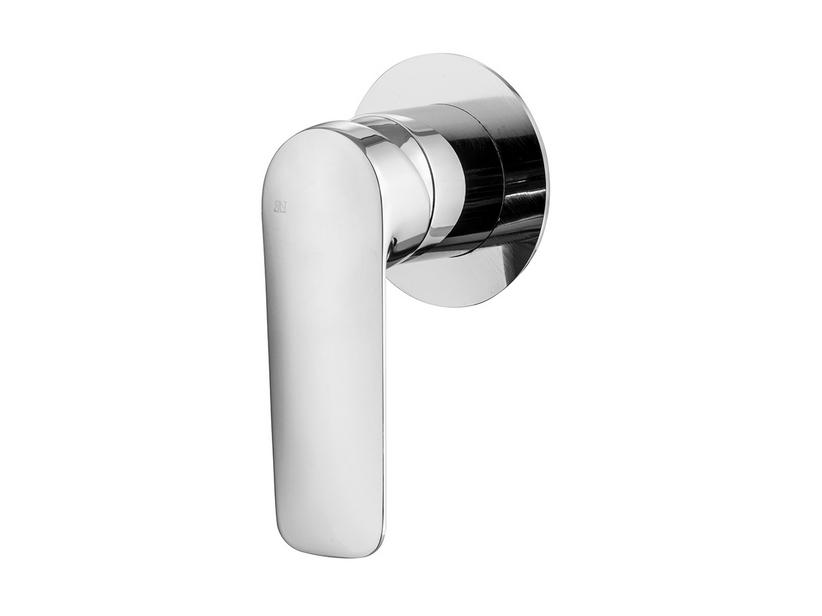 Plaque pour mitigeur monocommande douche encastrable Leto chrome | IperCeramica