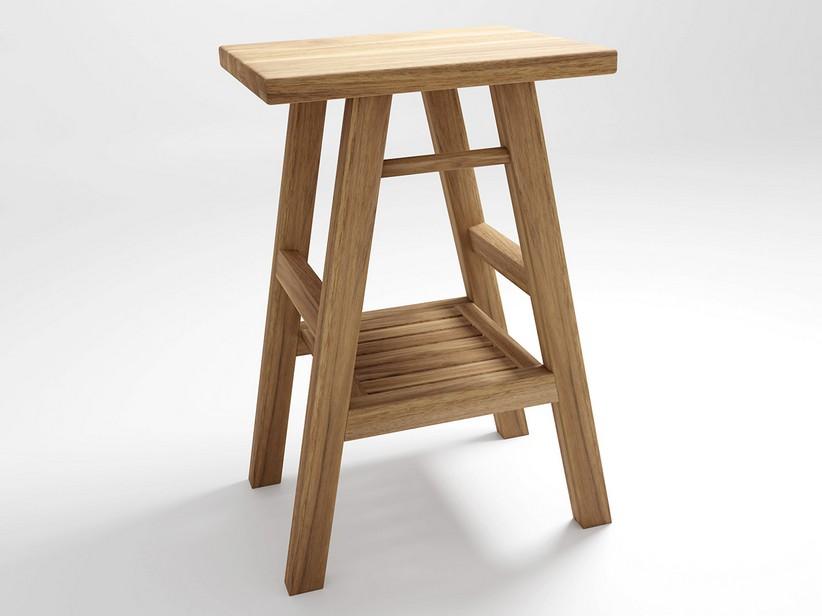 Meuble sous vasque Jap teck massif 55 cm | IperCeramica