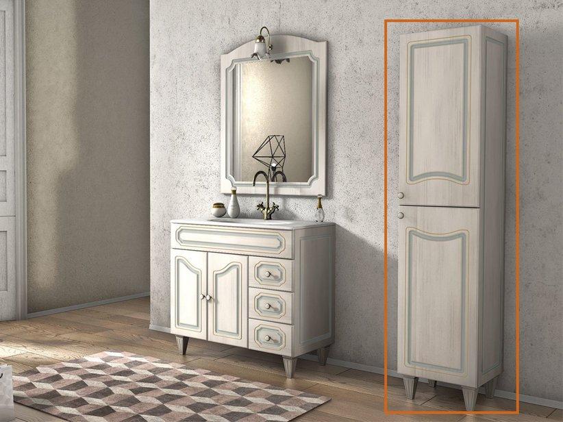 Colonne de salle de bains Monet 2 portes 40x182 cm décapé | IperCeramica