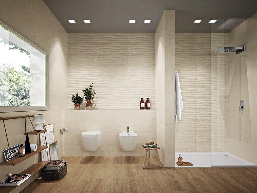 Carrelage mural Mystone Sand 25x75 effet pierre beige - 2ème choix | IperCeramica