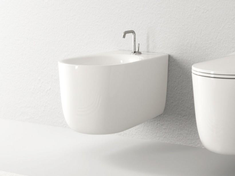 Bidet suspendu Nolita blanc brillant | IperCeramica