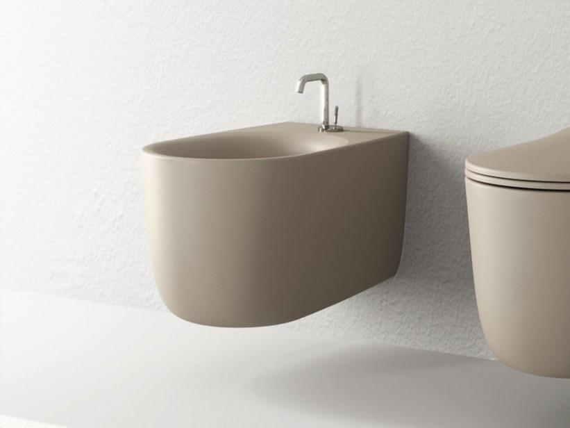 Bidet suspendu Nolita noisette mat | IperCeramica