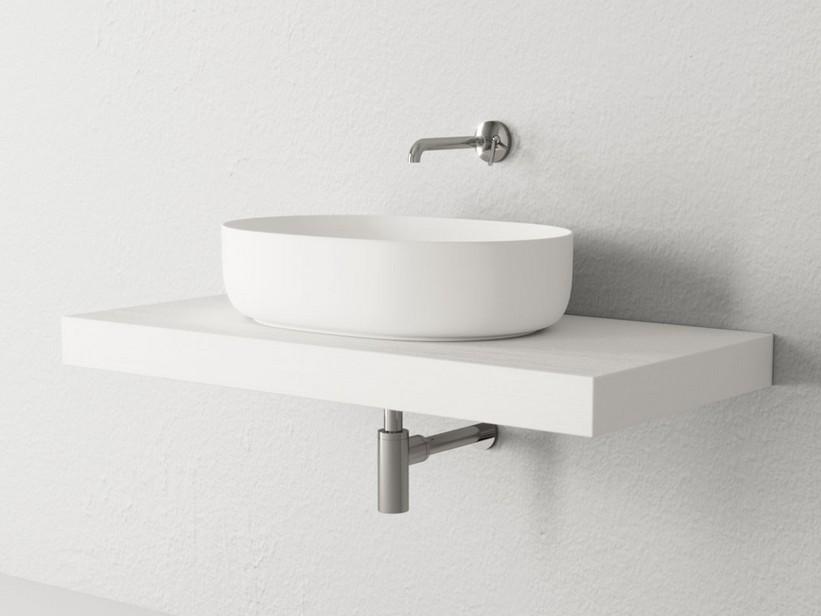 Lavabo à poser Nolita 60x40 blanc mat | IperCeramica