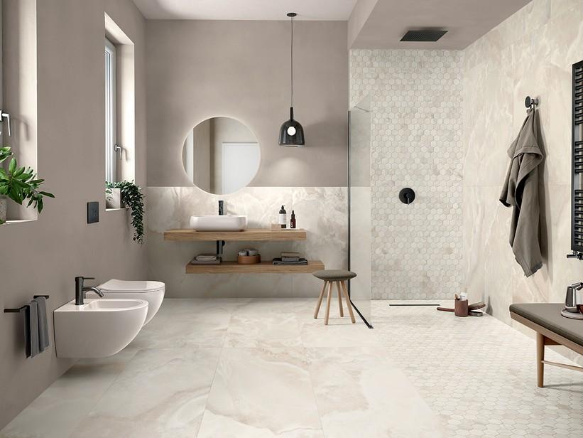 Carrelage Onyx White 60x120 grès cérame effet onyx blanc | IperCeramica