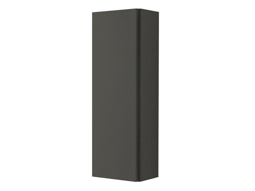Placard de salle de bains bh 2 compartiments avec porte 60x20 gris taupe mat | IperCeramica