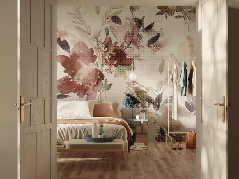 Papier Peint Floral - Peonia | IperCeramica