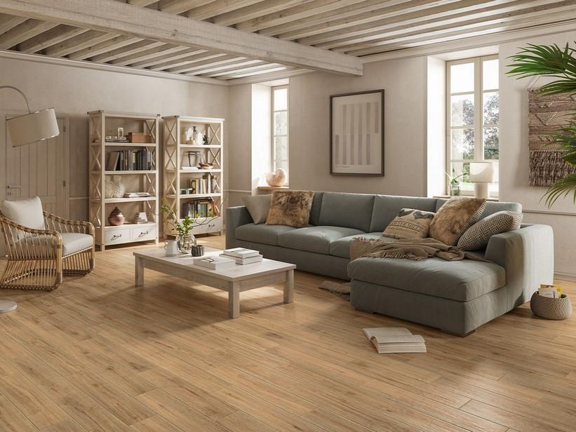 Carrelage Auckland Gold 15,2x60,5 grès cérame effet chêne doré - Second choix | IperCeramica