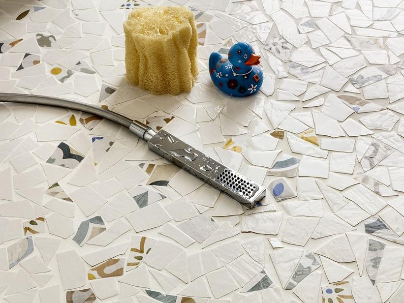 Mosaïque grès cérame brillant effet faïence 30x30 - Salina | IperCeramica
