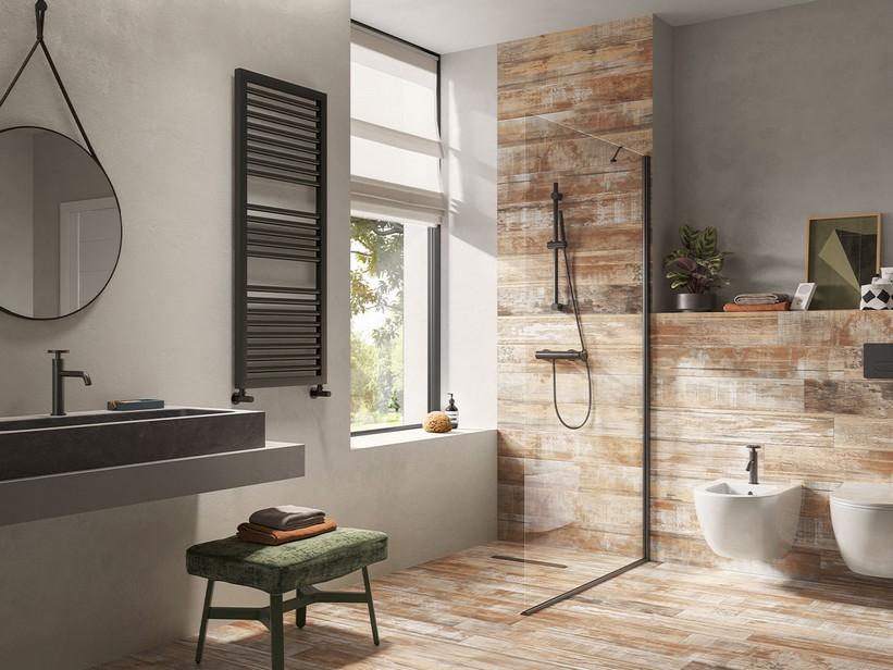 Carrelage Urban Forest Orange 15x90 grès cérame effet bois décapé vieilli | IperCeramica