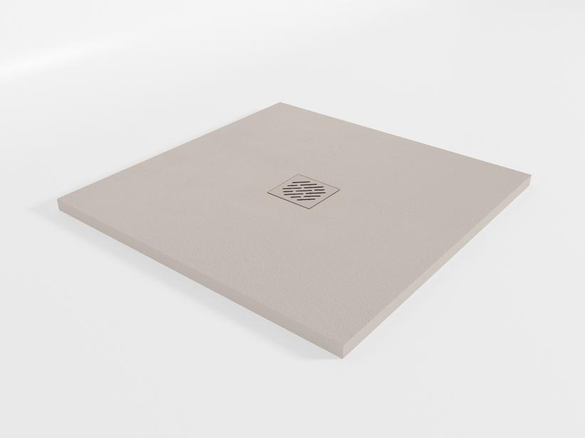 Receveur de douche Cosmos 90x90 résine ivoire | IperCeramica