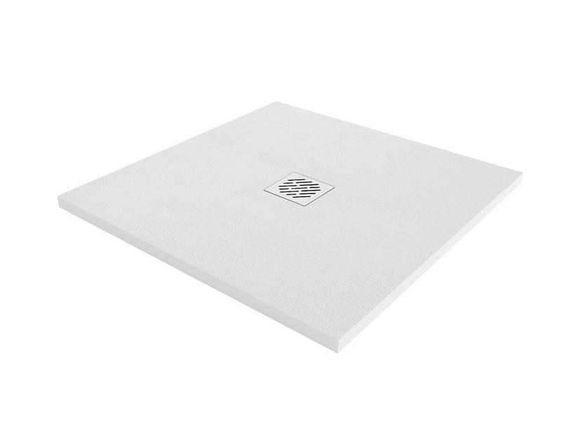 Receveur de douche Cosmos 80x80 résine blanc | IperCeramica
