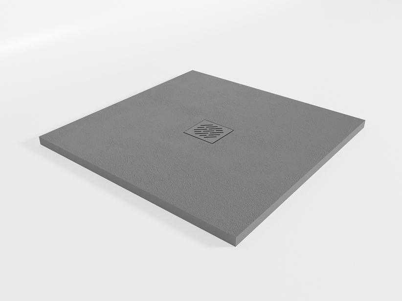 Receveur de douche Cosmos 90x90 résine gris | IperCeramica