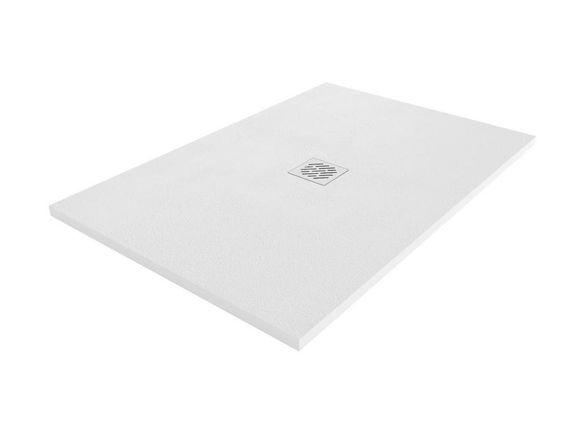 Receveur de douche Cosmos 80x100 résine blanc | IperCeramica
