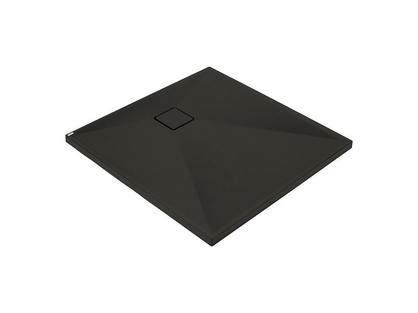Receveur de douche Correo 80x80 cm résine-granit noir | IperCeramica