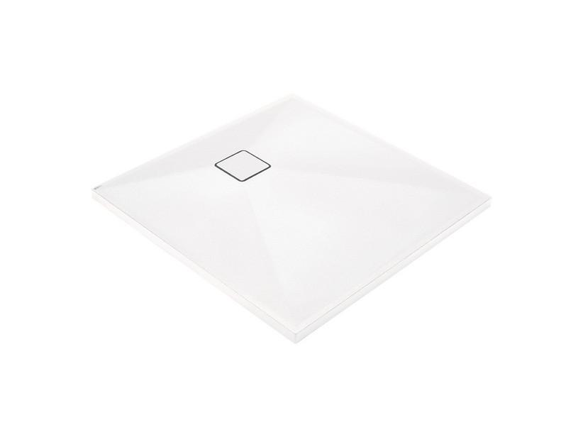 Receveur de douche Correo 80x80 cm résine-granit blanc albâtre | IperCeramica