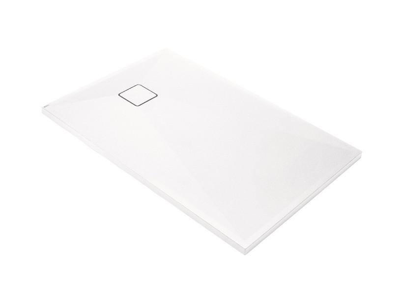 Receveur de douche Correo 140x90 cm résine-granit blanc albâtre | IperCeramica