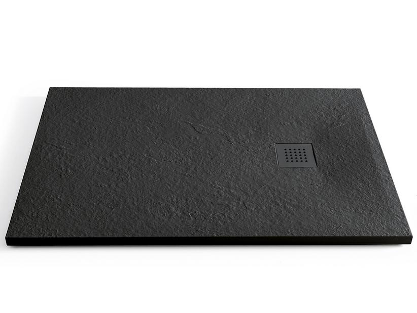 Receveur de douche Pietra 70x100 H3 céramique noir | IperCeramica