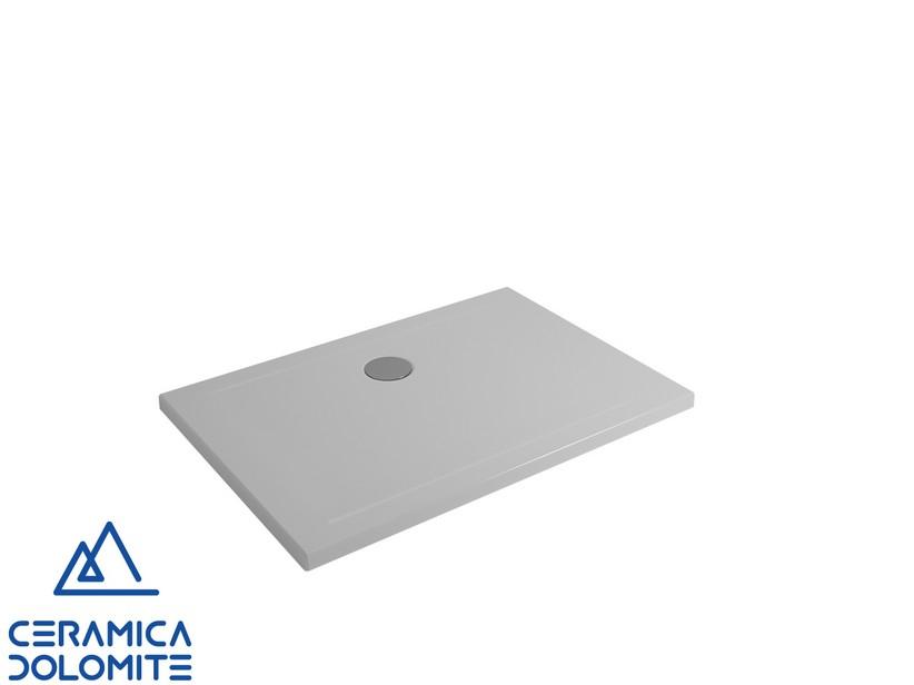 Receveur de douche Squash 100x70 cm céramique blanc | IperCeramica