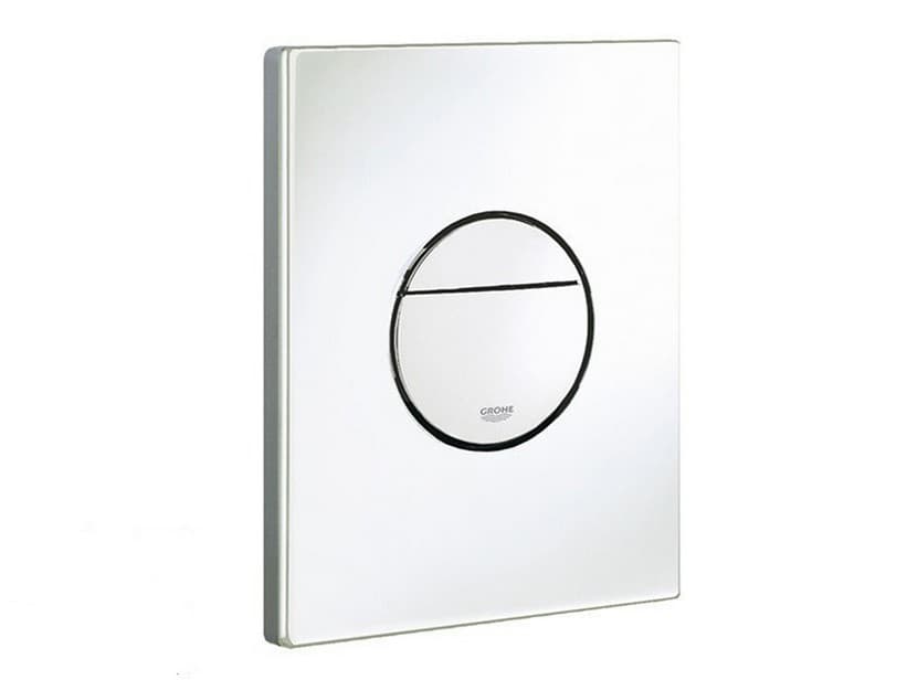 Plaque de commande WC Grohe Sail 2 touches blanche | IperCeramica