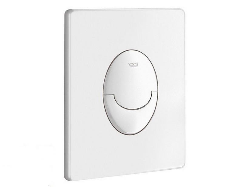 Plaque de commande WC Grohe Start 2 touches blanche | IperCeramica