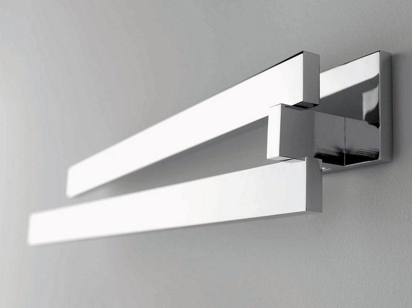 Porte-serviettes adhésif Planet 2 barres mobiles | IperCeramica