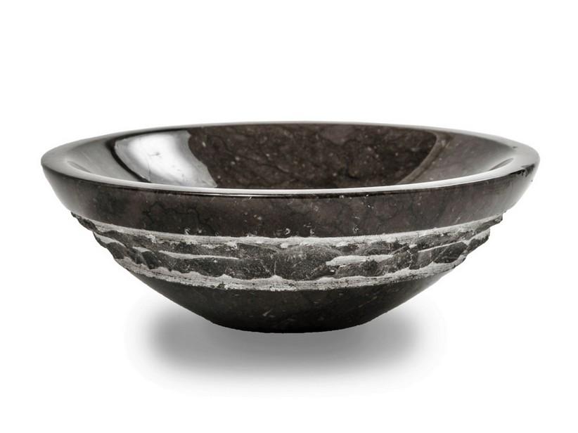 Porte-savon en marbre Selce noir | IperCeramica