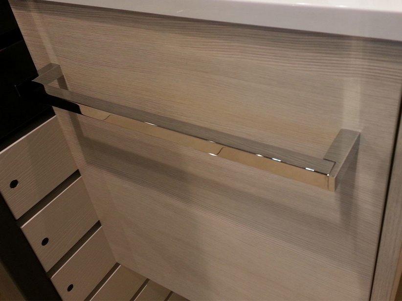 Porte-serviettes à fixer Proteo 36 cm chrome | IperCeramica