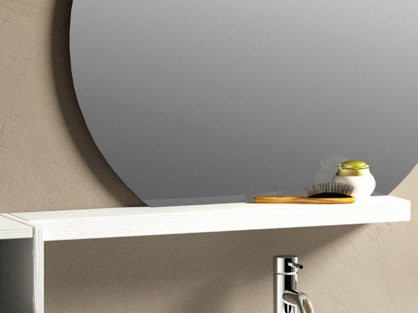 Etagère de salle de bain Qubo 70x12xh3,5 cm blanc matrix | IperCeramica