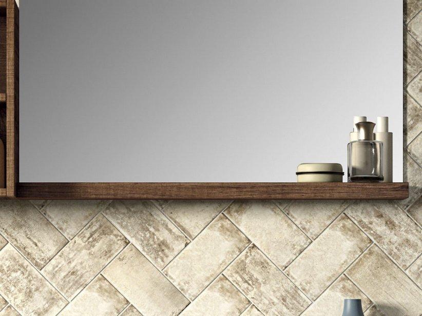 Etagère salle de bains Qubo 90x12xh3,5 cm Sherwood | IperCeramica