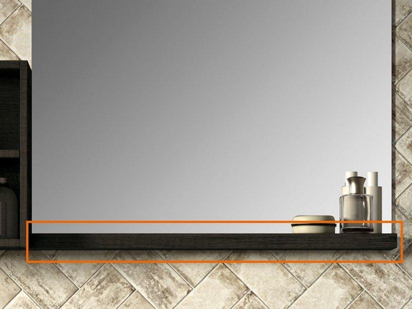 Etagère salle de bains Qubo 90x12xh3,5 cm orme lave | IperCeramica