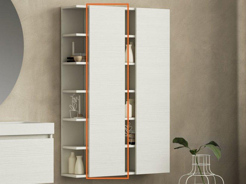 Colonne de salle de bains Qubo porte ouverte blanc Matrix | IperCeramica