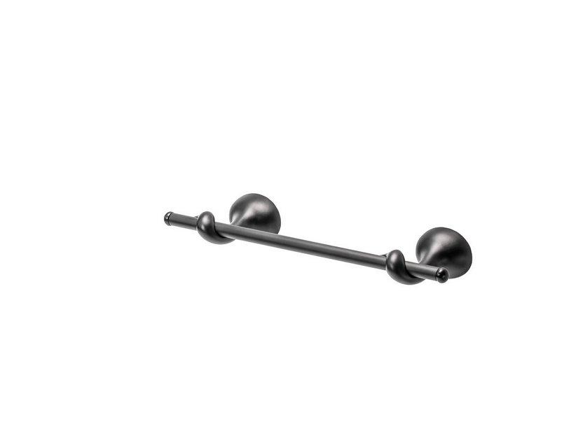 Porte-serviettes fixe 1 barre Riccio 31 cm noir mat | IperCeramica