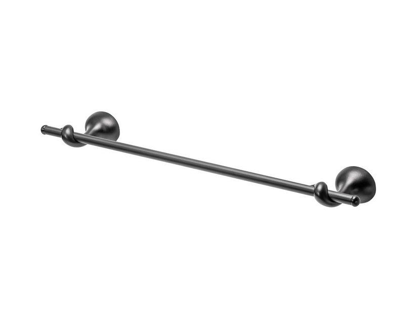 Porte-serviettes fixe 1 barre Riccio 51 cm noir mat | IperCeramica
