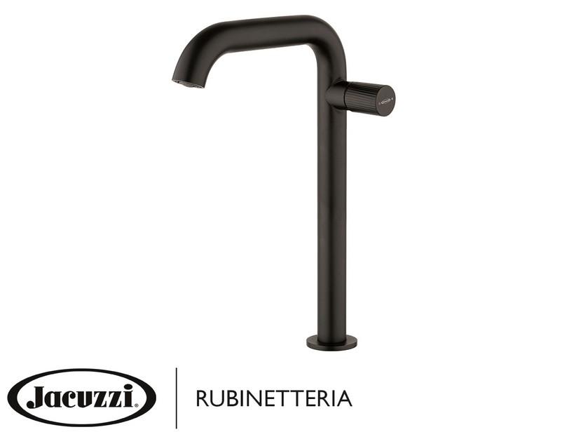 Mitigeur haut de lavabo Jacuzzi® Giulia en acier inox sans bonde noir mat | IperCeramica