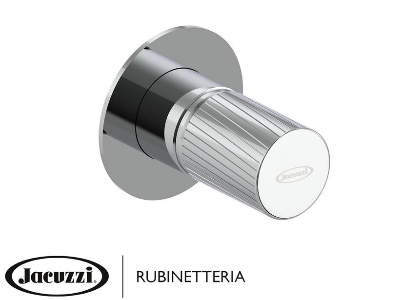 Inverseur de douche 2 voies Jacuzzi® Giulia en acier inox chrome | IperCeramica