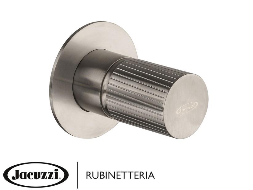 Inverseur de douche 2 voies Jacuzzi® Giulia en acier inox finition inox brossé | IperCeramica