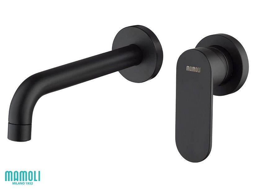 Mitigeur mural monocommande lavabo Sadler noir mat | IperCeramica