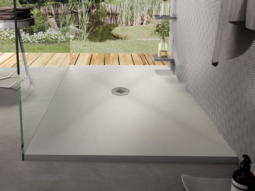 Receveur de douche Sahara 80x100 h2,5 résine blanc | IperCeramica