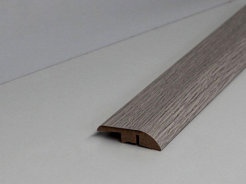 Profilé barre de seuil dénivelé chêne taupe MDF longueur 2,4m | IperCeramica