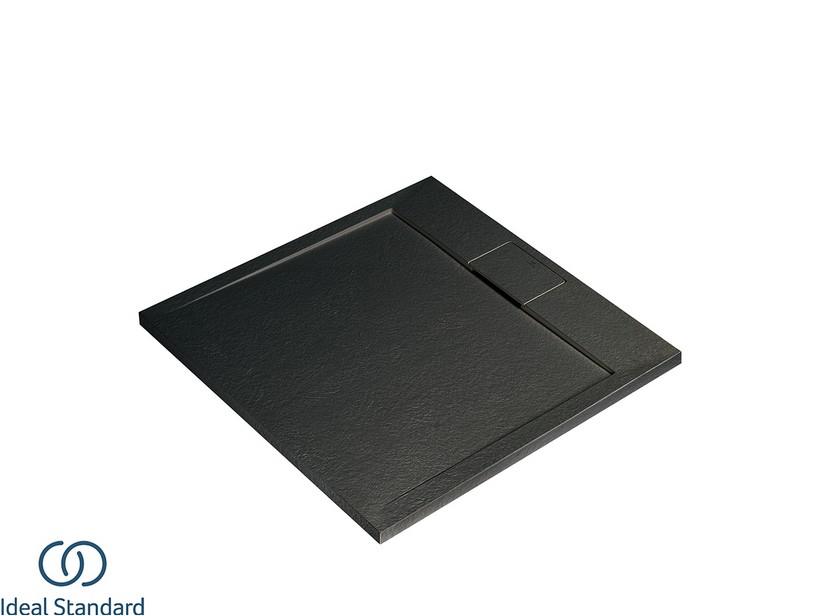 Receveur de douche Ideal Standard® ULTRAFLAT-S i.LIFE carré 70x70 cm résine noir | IperCeramica
