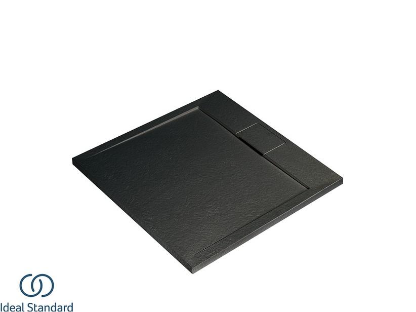 Receveur de douche Ideal Standard® ULTRAFLAT-S i.LIFE carré 90x90 cm résine noir | IperCeramica