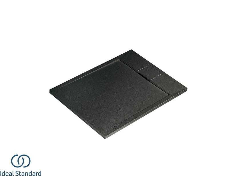 Receveur de douche Ideal Standard® ULTRAFLAT-S i.LIFE rectangulaire 90x70 cm résine noir | IperCeramica