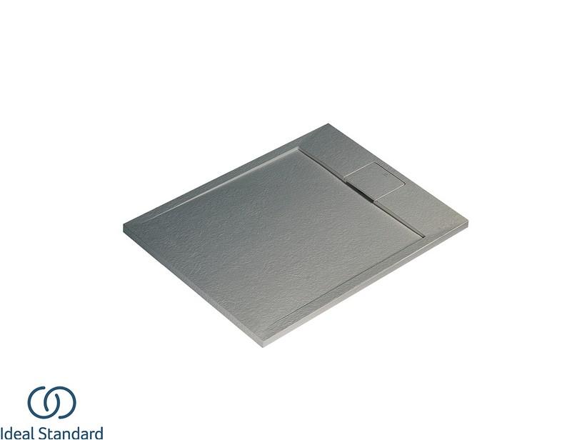 Receveur de douche Ideal Standard® ULTRAFLAT-S i.LIFE rectangulaire 100x70 cm résine gris | IperCeramica