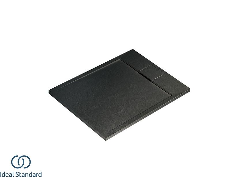 Receveur de douche Ideal Standard® ULTRAFLAT-S i.LIFE rectangulaire 120x70 cm résine noir | IperCeramica