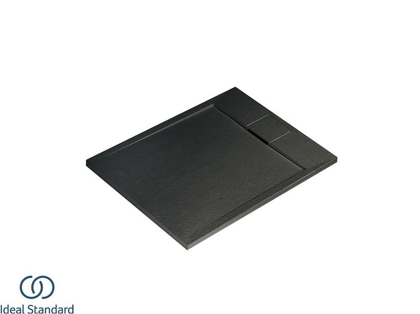 Receveur de douche Ideal Standard® ULTRAFLAT-S i.LIFE rectangulaire 120x80 cm résine noir | IperCeramica